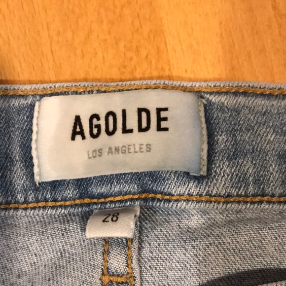 Agolde Sophie Crop High Rise Skinny Jeans Size 28 - Picture 3 of 8